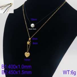 SS Gold-Plating Necklace