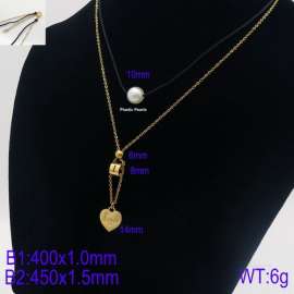 SS Gold-Plating Necklace