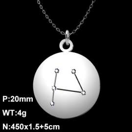 Stainless Steel Stone Necklace