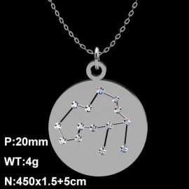 Stainless Steel Stone Necklace