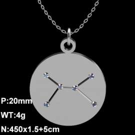 Stainless Steel Stone Necklace
