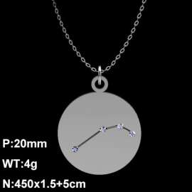 Stainless Steel Stone Necklace