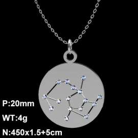 Stainless Steel Stone Necklace