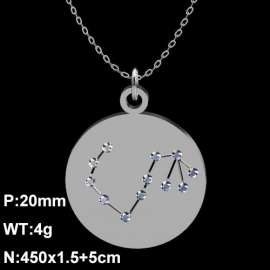 Stainless Steel Stone Necklace