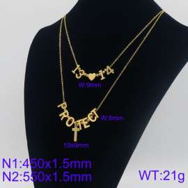 SS Gold-Plating Necklace