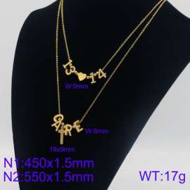 SS Gold-Plating Necklace