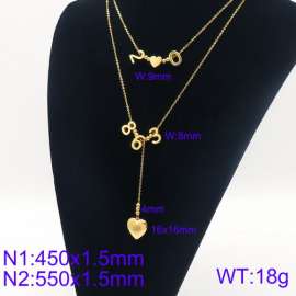 SS Gold-Plating Necklace