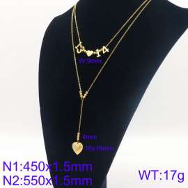 SS Gold-Plating Necklace