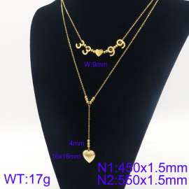 SS Gold-Plating Necklace