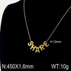 SS Gold-Plating Necklace
