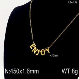 SS Gold-Plating Necklace