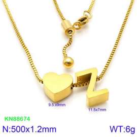 SS Gold-Plating Necklace