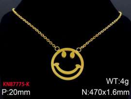 SS Gold-Plating Necklace