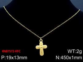 SS Gold-Plating Necklace
