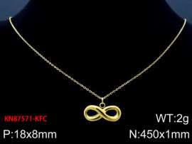 SS Gold-Plating Necklace