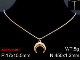 SS Rose Gold-Plating Necklace