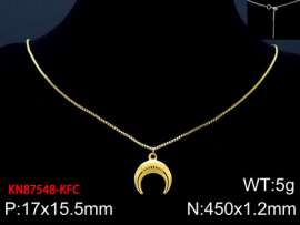 SS Gold-Plating Necklace