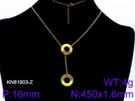 SS Gold-Plating Necklace