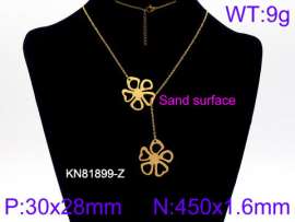 SS Gold-Plating Necklace