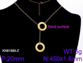 SS Gold-Plating Necklace