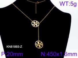 SS Gold-Plating Necklace