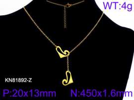 SS Gold-Plating Necklace