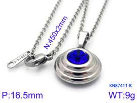 Stainless Steel Stone Necklace