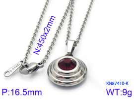 Stainless Steel Stone Necklace