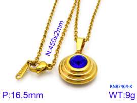 Stainless Steel Stone Necklace