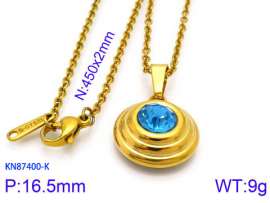 Stainless Steel Stone Necklace