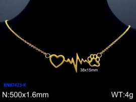 SS Gold-Plating Necklace