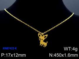 SS Gold-Plating Necklace
