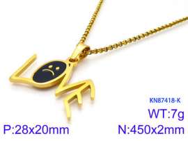 SS Gold-Plating Necklace