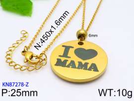SS Gold-Plating Necklace