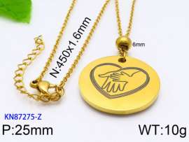 SS Gold-Plating Necklace