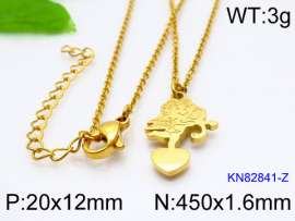 SS Gold-Plating Necklace