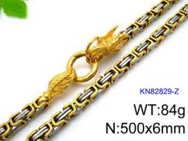 SS Gold-Plating Necklace
