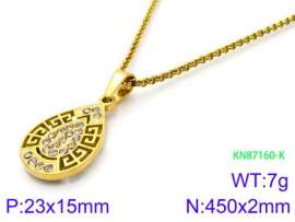 SS Gold-Plating Necklace