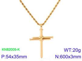 SS Gold-Plating Necklace