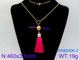 SS Gold-Plating Necklace