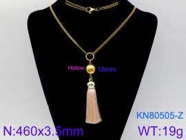 SS Gold-Plating Necklace
