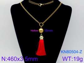 SS Gold-Plating Necklace