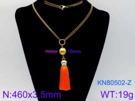 SS Gold-Plating Necklace
