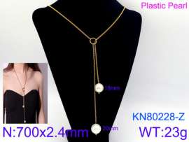 SS Gold-Plating Necklace