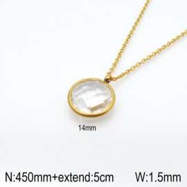 Stainless Steel Stone Necklace