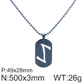 Stainless Steel Black-plating Necklace
