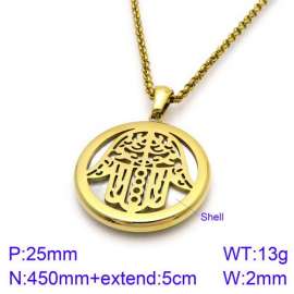 SS Gold-Plating Necklace