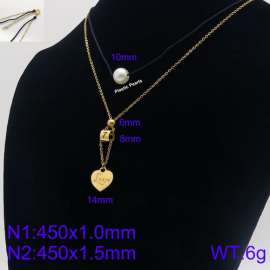 SS Gold-Plating Necklace